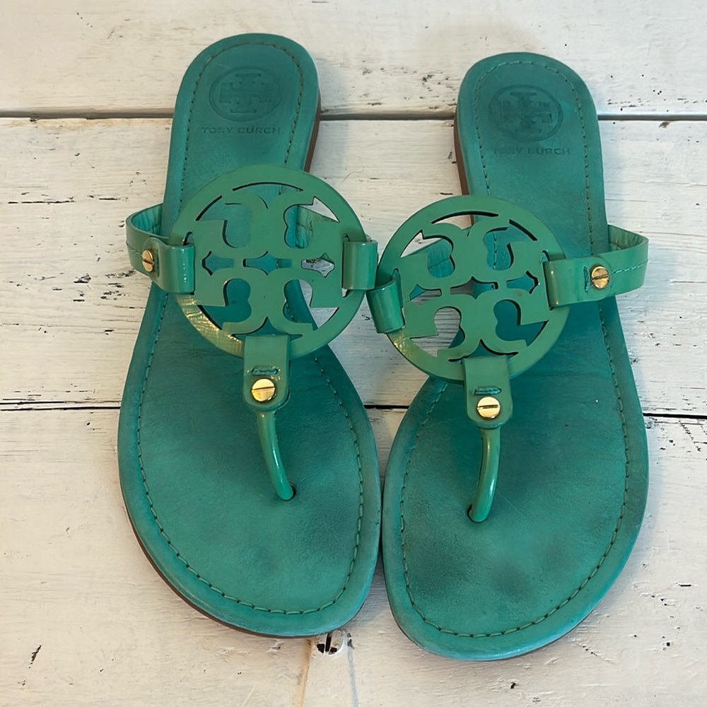 CLOSING DEC 15th! Tory Burch Teal Sandals